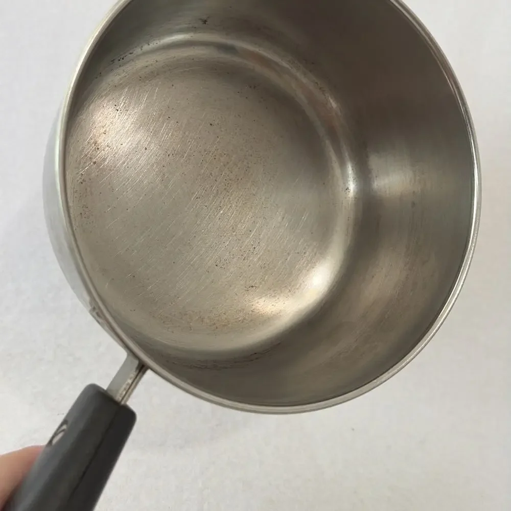 Revere Ware Vintage 1 Quart Saucepan Pot Copper Bottom with Lid Handle Damage
